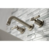 Milano 2-Handle 8 inch Wall Mount Bathroom Faucet