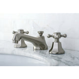 Metropolitan 8" Widespread Bathroom Faucet With Brass Pop-Up