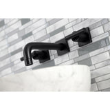 Manhattan Two-Handle Wall Mount Bathroom Faucet