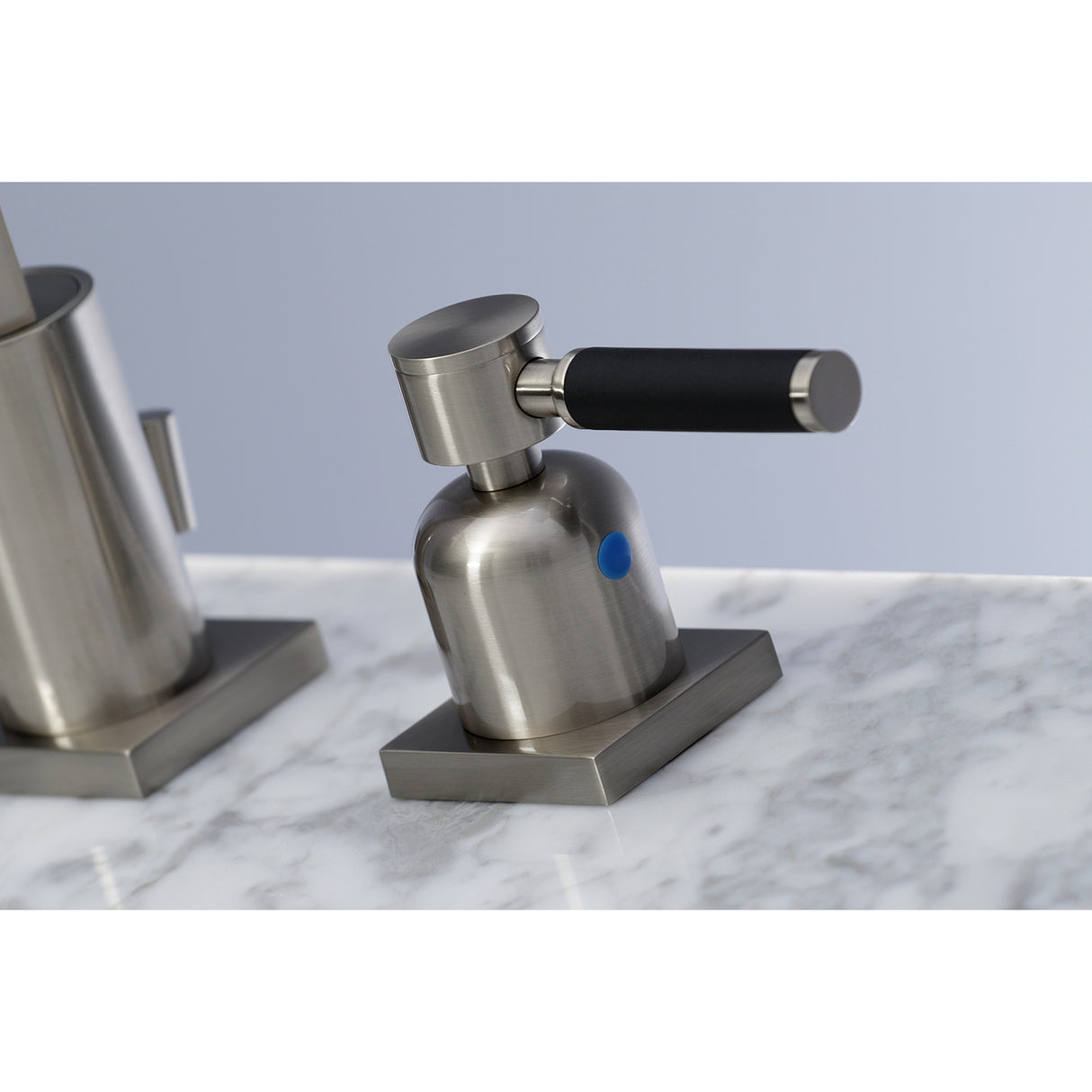 Kaiser 8" Widespread Bathroom Faucet, Brushed Nickel