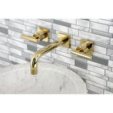 Manhattan Two-Handle Wall Mount Bathroom Faucet