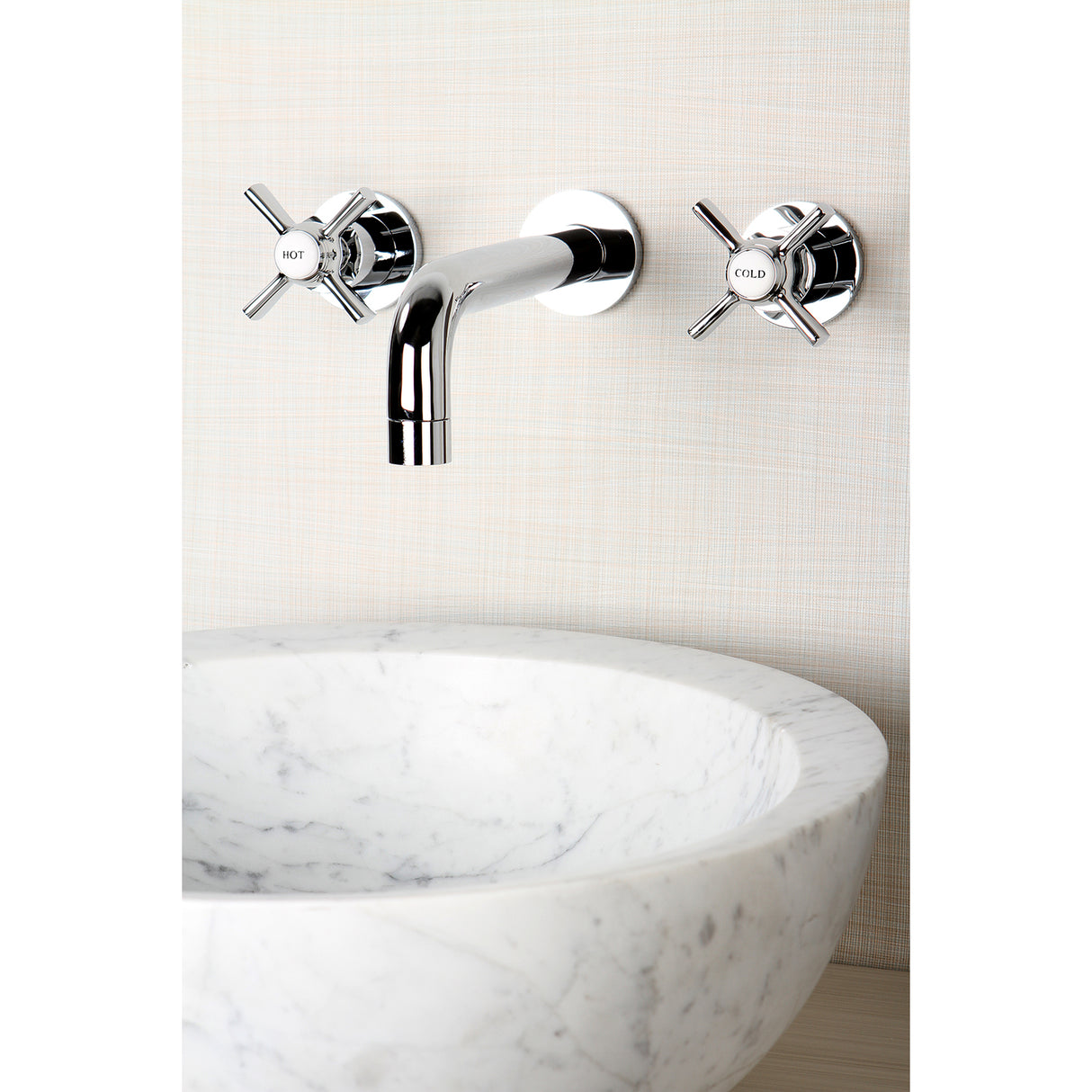 Millennium Two Handle Wall Mount Bathroom Faucet