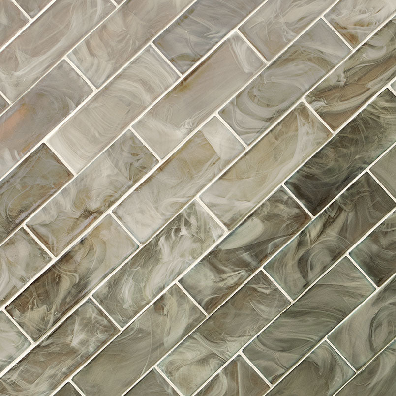 2" X 6" Opalina Beige Glass Subway Brick Wall Mosaic Tile (14.4SQ FT/CTN)