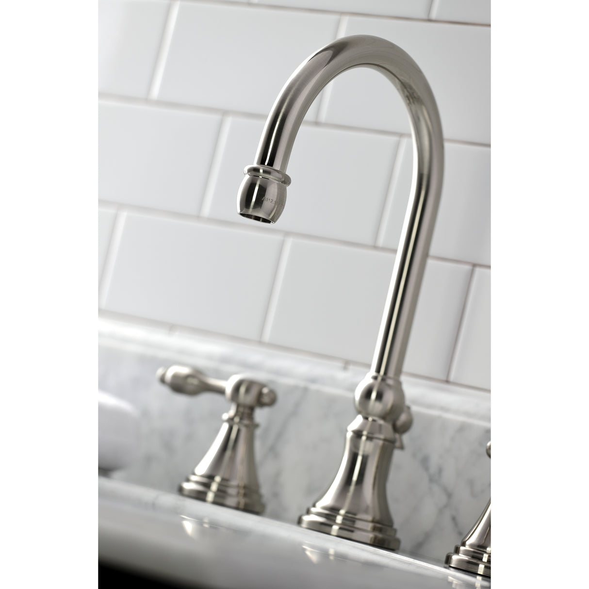 Tudor Widespread Bathroom Faucet W/ Brass Pop Up