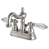 Wilshire 4" Centerset Bathroom Faucet With Brass Pop Up