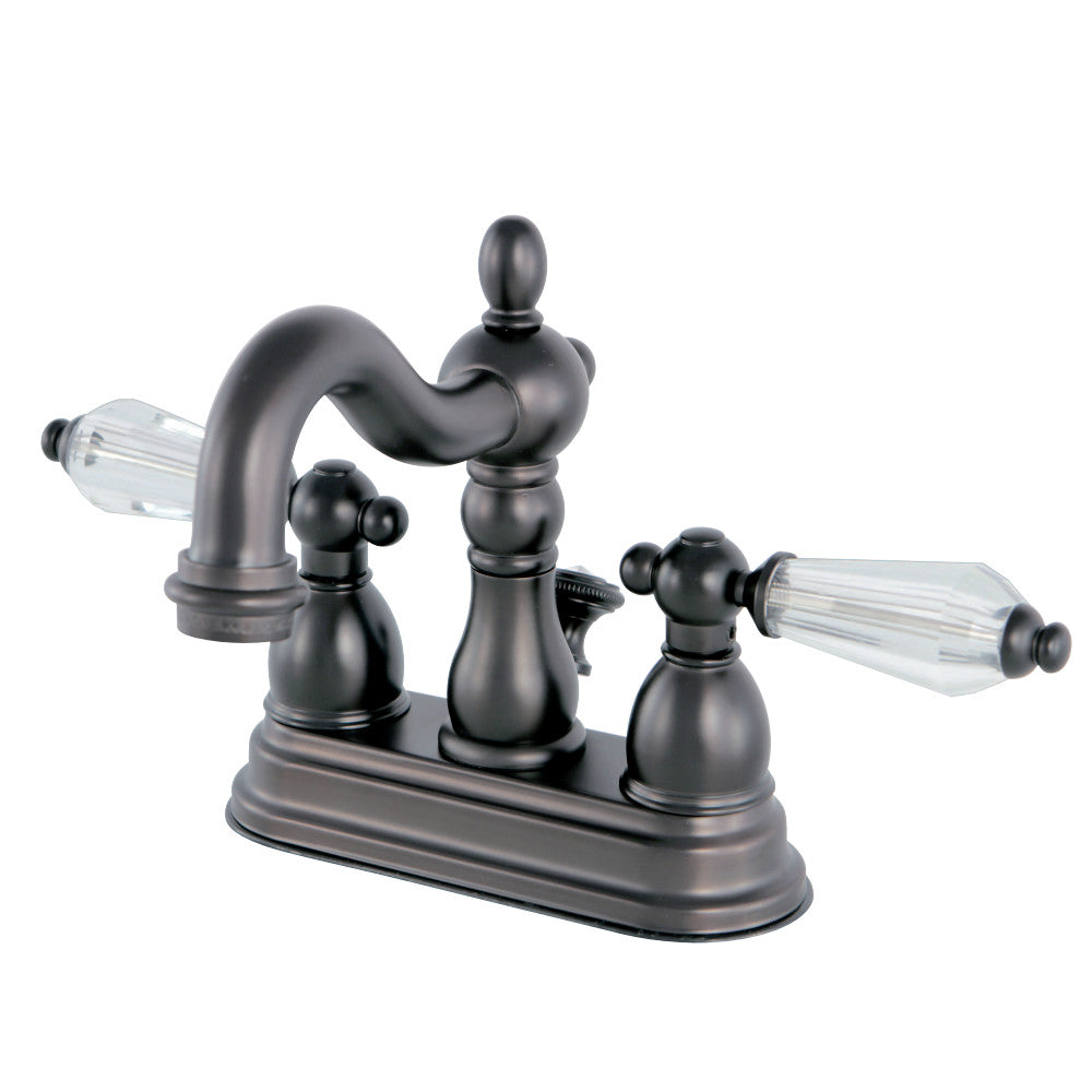 Wilshire 4" Centerset Bathroom Faucet With Brass Pop Up