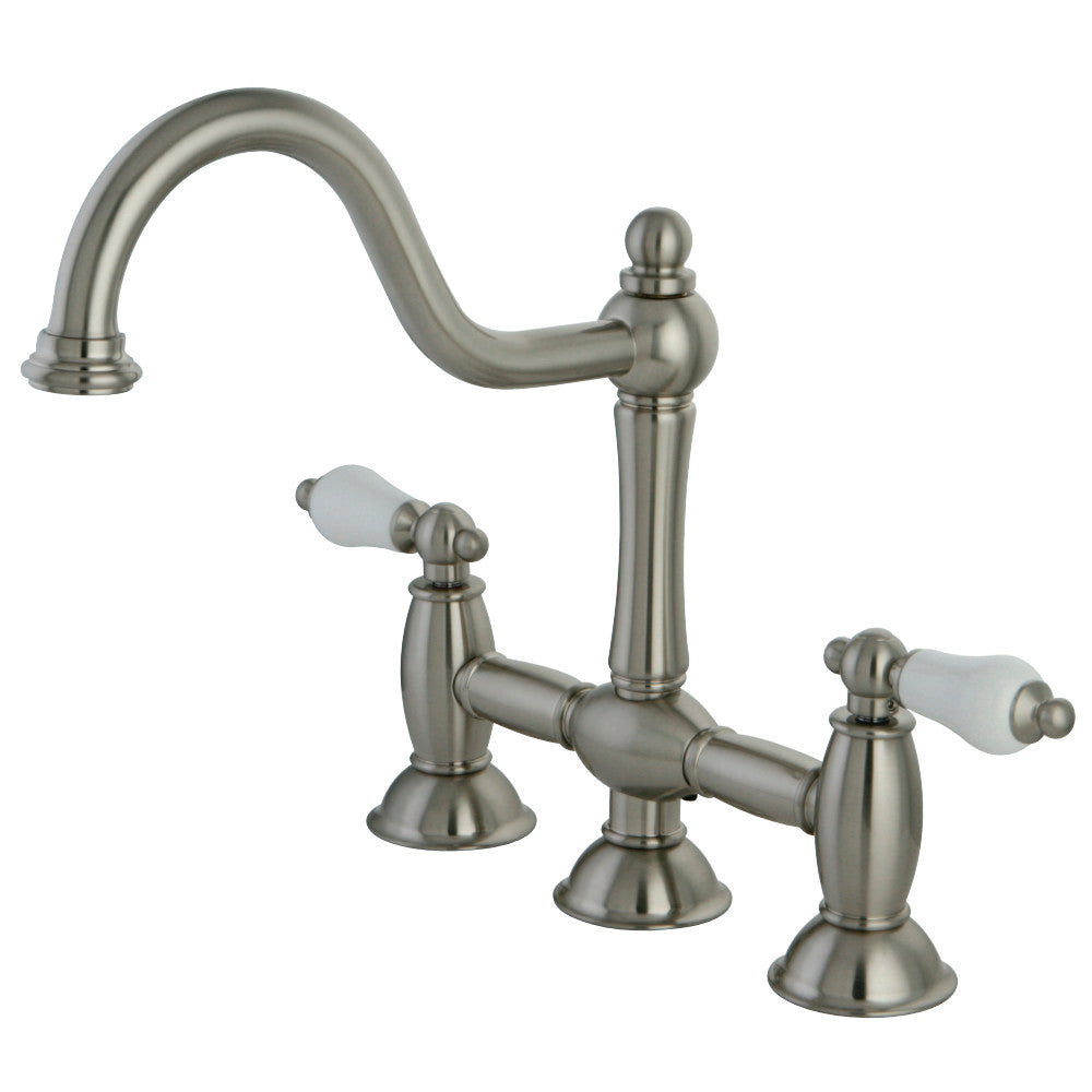 Restoration Traditional Bridge Kitchen Faucet