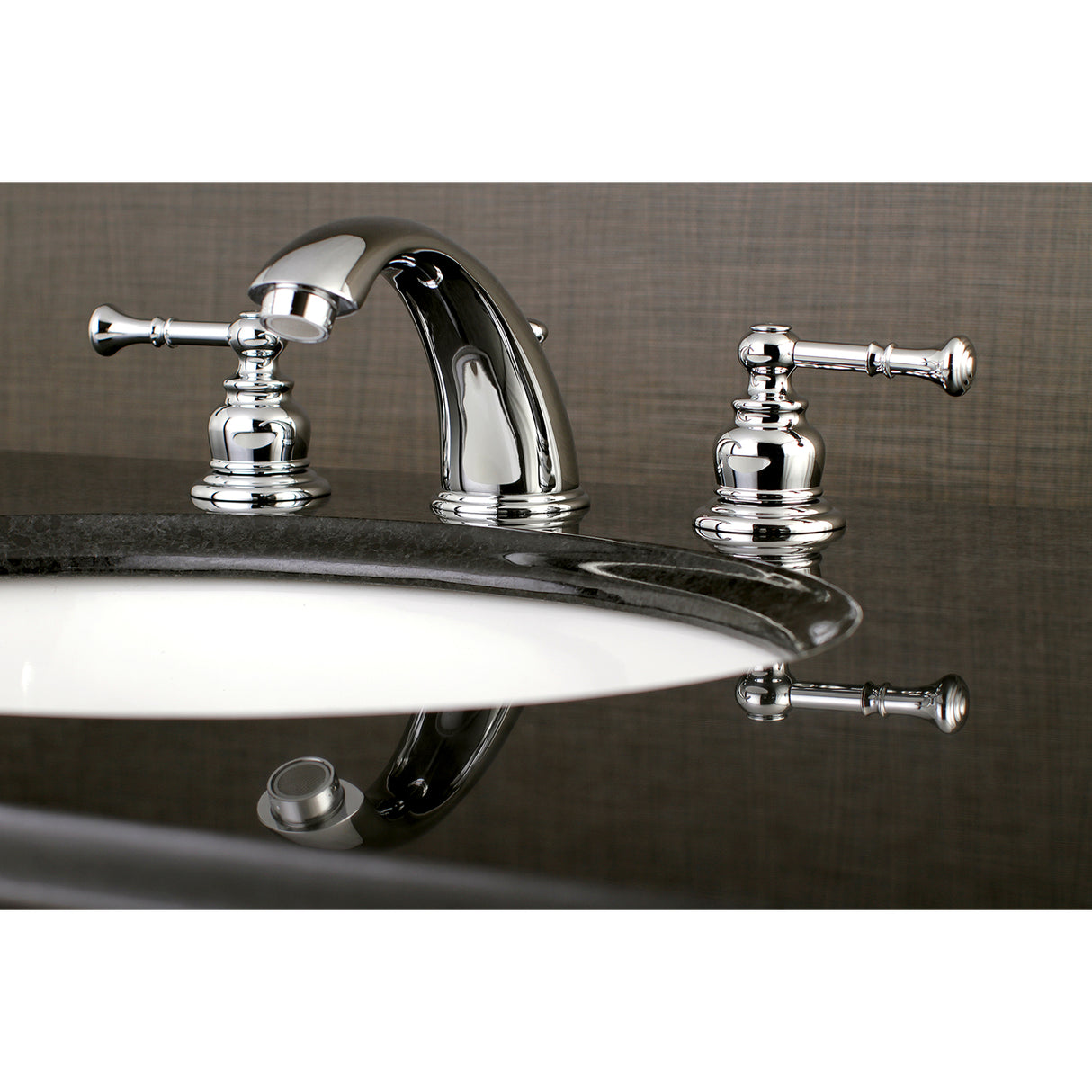 Naples Widespread Bathroom Faucet W/ Lever Handle