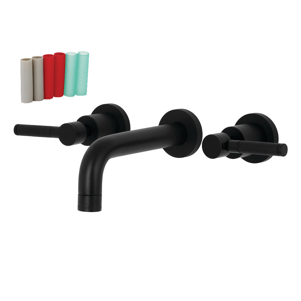 Kaiser Easy To Clean Two Handle Wall Mount Bathroom Faucet