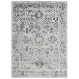 Talia-774 Area Rugs Rectangle Lavender Leaf 5-X-7