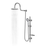 Multi Function 3 Spray Shower System - Aquarain W/ Handshower - Surface Mounted Shower Spa - 10 Years Warranty