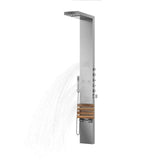 Oahu Matte Brushed Stainless Steel W/ 7" Showerhead - Suface Mounted - Multi Function Showerhead System