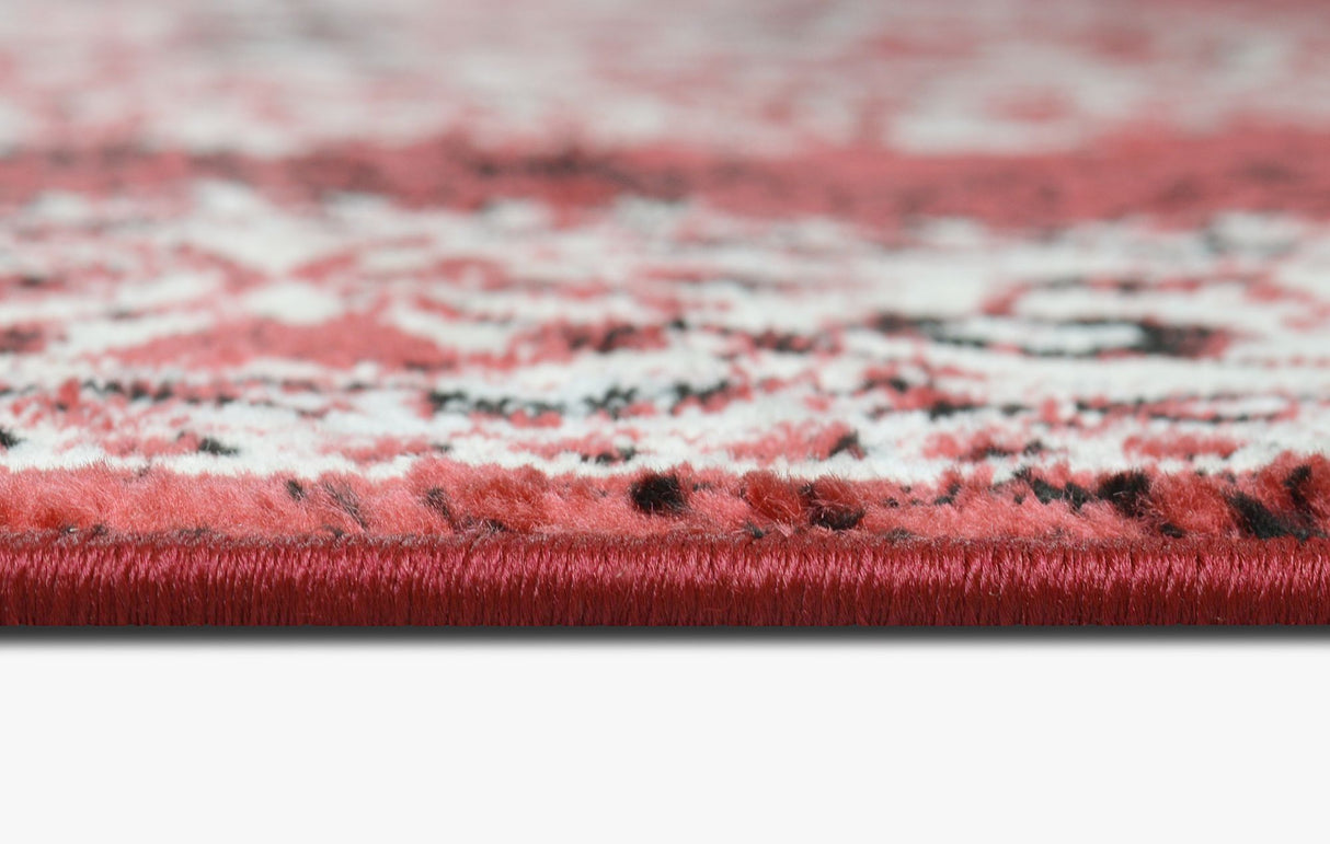 Sofia-476 Area Rugs Rectangle Scarlett Red 5-X-7