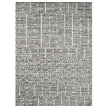 Linq-825 Area Rugs Rectangle Ivory 5-X-7