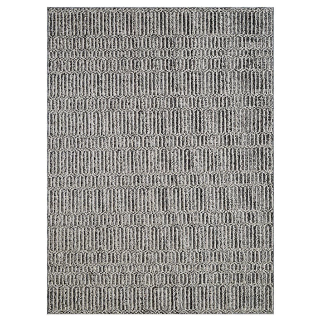 Linq 821 Area Rugs Concrete Rectangle 5-X-7