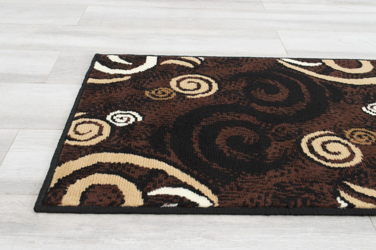 Moderno 21 Area Rugs Brown 8-X-10