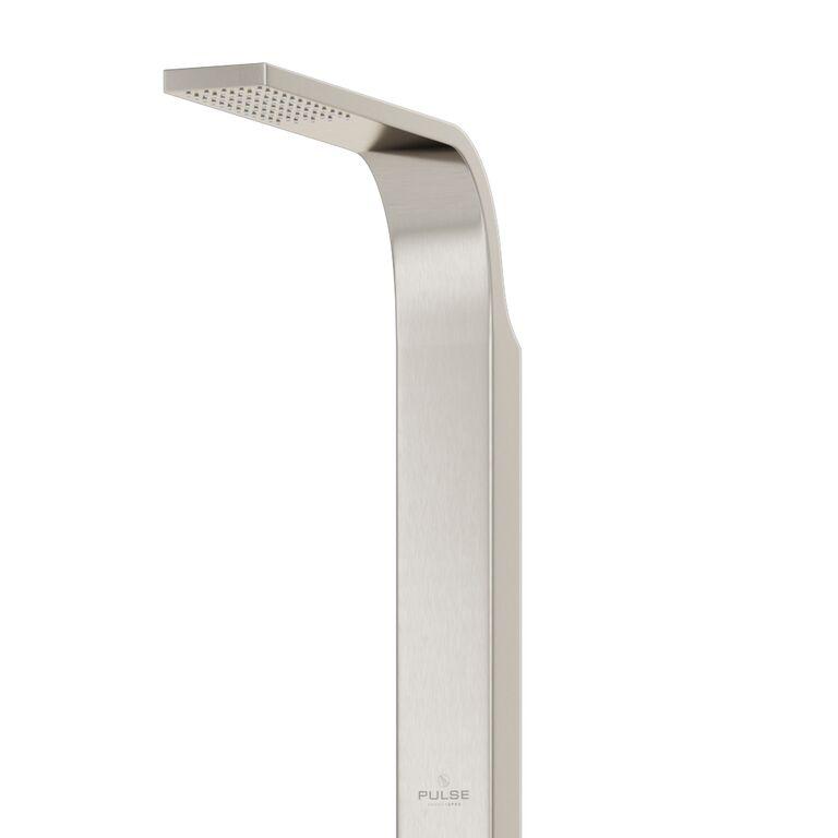 Paradise Sleek Shower System W/ 2.75" Showerhead - Rectangular - Surface Mounted - Multi Function Brushed Nickel Shower System