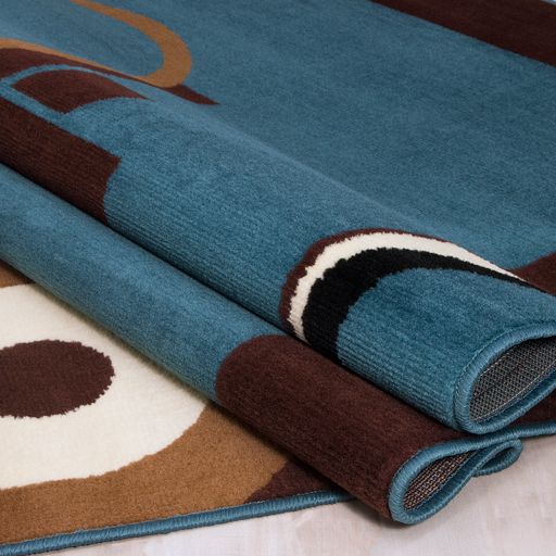 Moderno 7 Area Rugs Light Blue 8-X-10