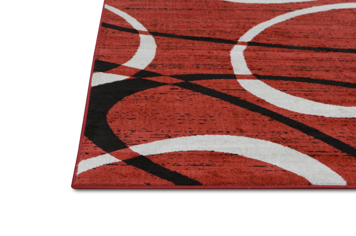 Sofia 484 Area Rugs Scarlett Red 8-X-10