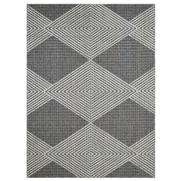 Linq-823 Area Rugs Rectangle Ivory 5-X-7