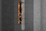 ShowerSpa Panel W/ Rain Showerhead - 6 Body Spray Jets - Bathroom Shower Faucets