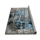 Impulse-927 Area Rugs Rectangle Denim 5-X-7