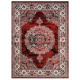 Sofia-476 Area Rugs Rectangle Scarlett Red 5-X-7