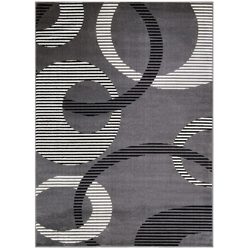 Moderno 6 Area Rugs Grey 8-X-10