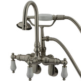 Vintage Adjustable Center Wall Mount Tub Faucet