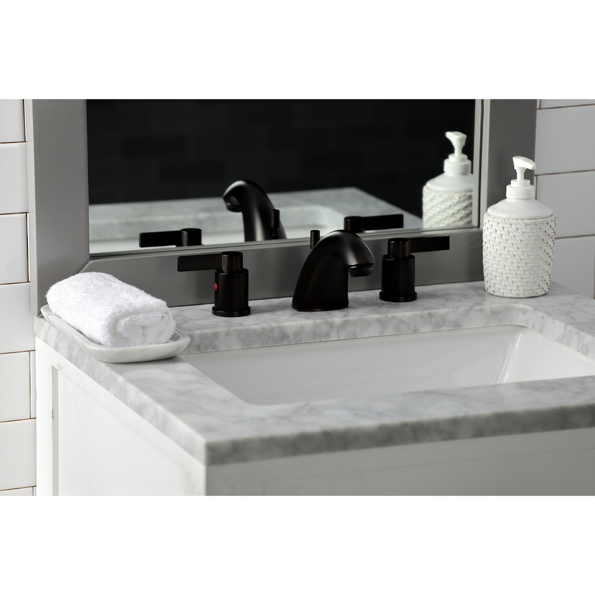 Nuvo Fusion Mini Widespread Bathroom Faucet