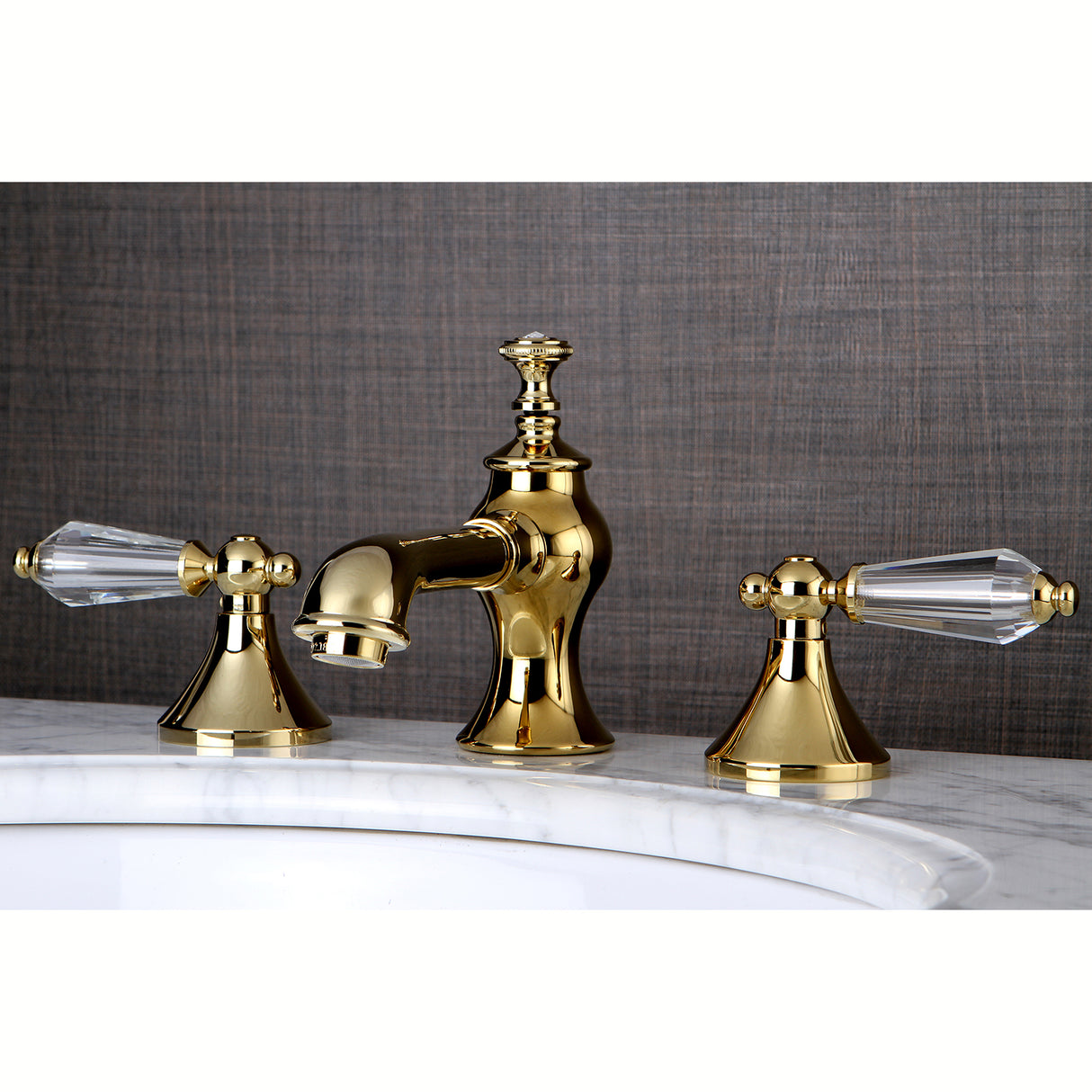 Wilshire Widespread 8 Inch Traditional Bathroom Faucet