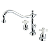 Heritage 8" Dual Cross Handle Widespread Bathroom Faucet