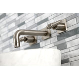 Milano Two-Handle Wall Mount Bathroom Faucet