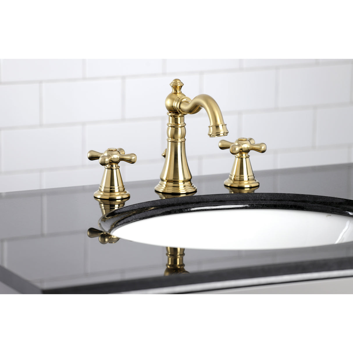 American Classic 8 inch Widespread Bathroom Faucet - BUILDMYPLACE