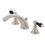 Widespread Bathroom Faucet with Plastic Pop-Up