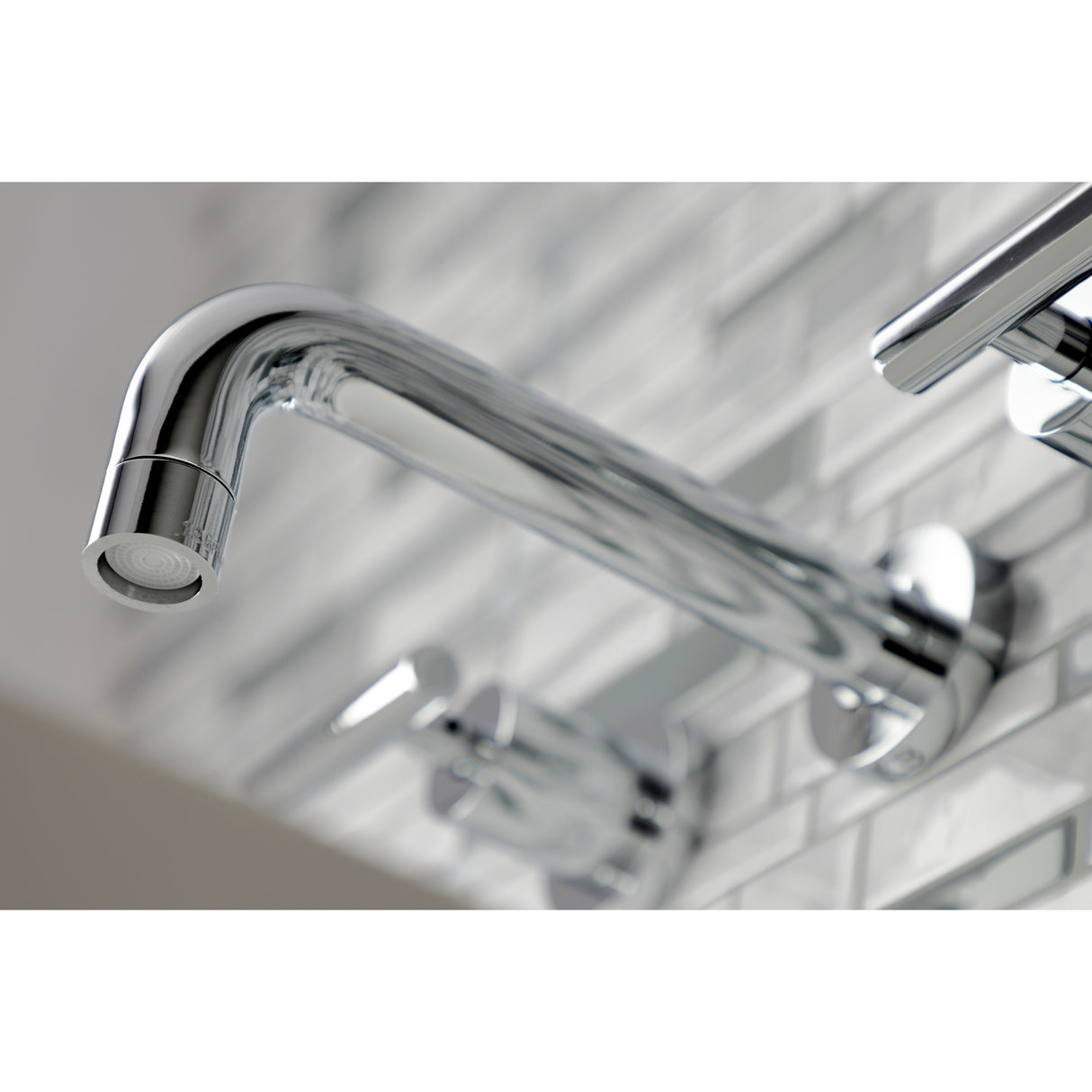 Manhattan 2-Handle 8 inch Wall Mount Bathroom Faucet