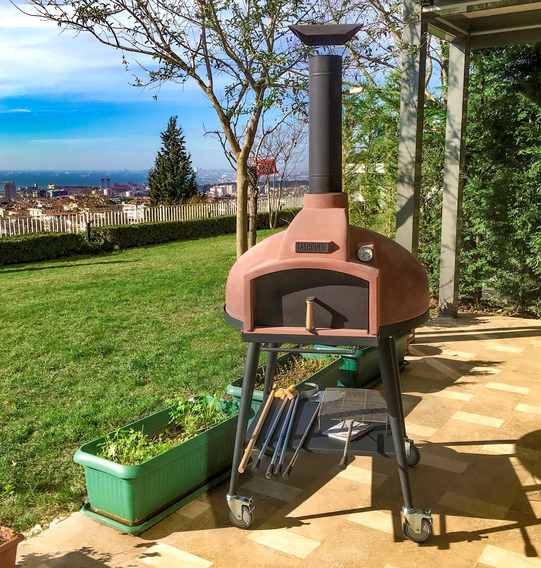 Outdoor Wood-Fired Pizza Oven - Nature of Early Play