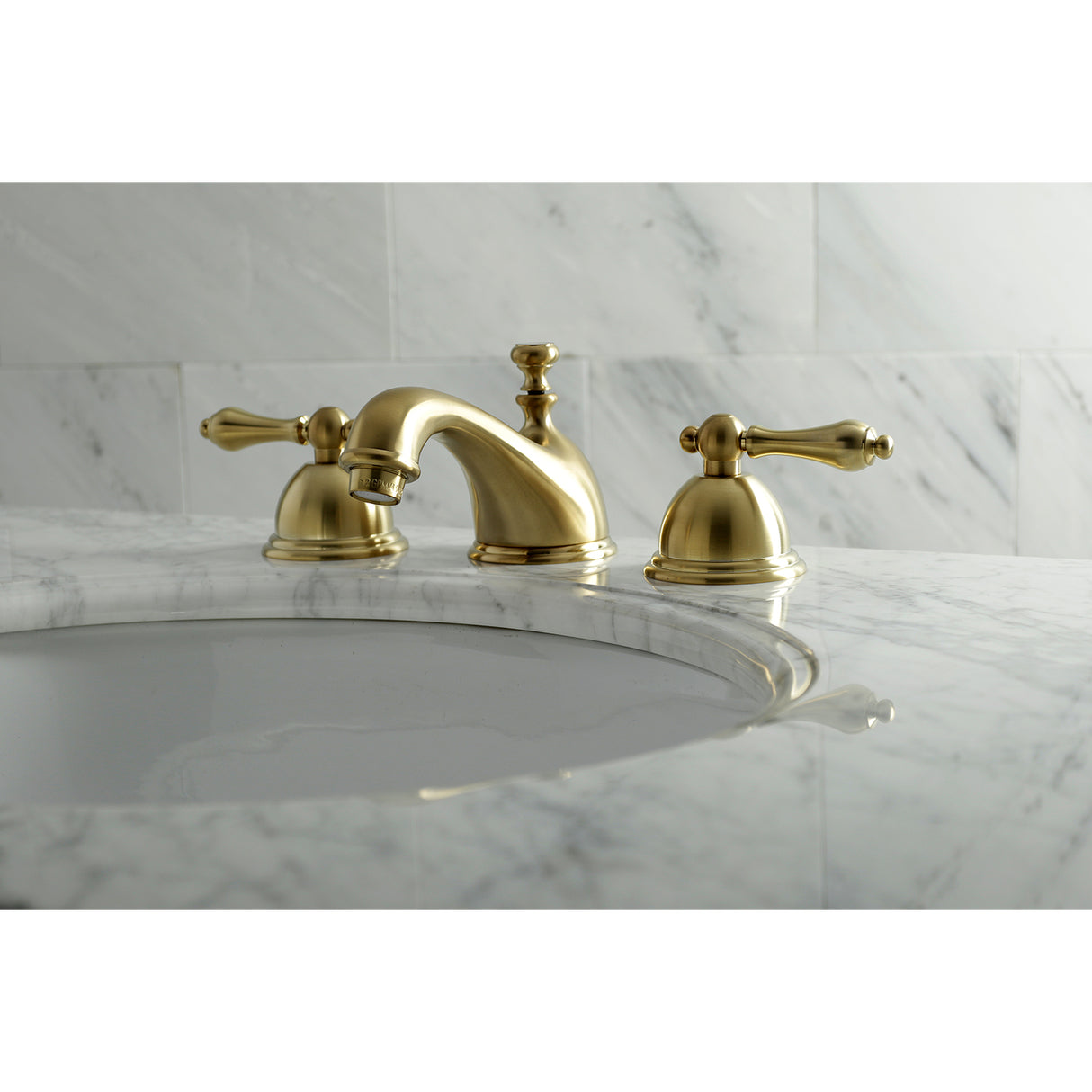 Restoration 8 inch Traditional Widespread Bathroom Faucet