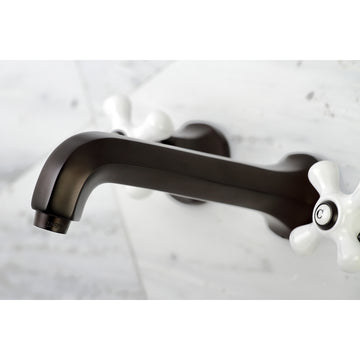 Metropolitan 2-Handle Modern Wall Mount Bathroom Faucet