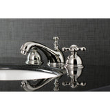 Restoration 8" Widespread Lavatory Faucet with Metal Cross Handle