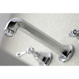 Metropolitan Modern Style Wall Mount Bathroom Faucet