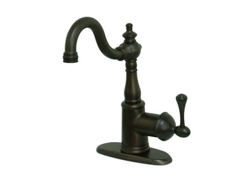 Fauceture Single-Handle Single Hole 4 in. Centerset Deck Mount Bathroom Sink Faucet