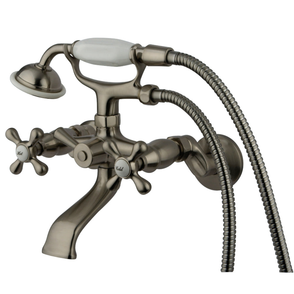 Tub Wall Mount Clawfoot Tub Faucet With Hand Shower