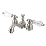 Wilshire Mini Widespread Two-handle 3-Hole Deck Mount Bathroom Sink Faucet With Brass Pop-Up