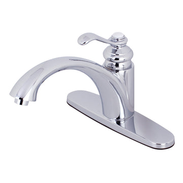 Templeton Single Handle Kitchen Faucet, Polished Chrome, 9" Spout Reach