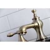 Tudor Widespread 8 Inch Bathroom Faucet