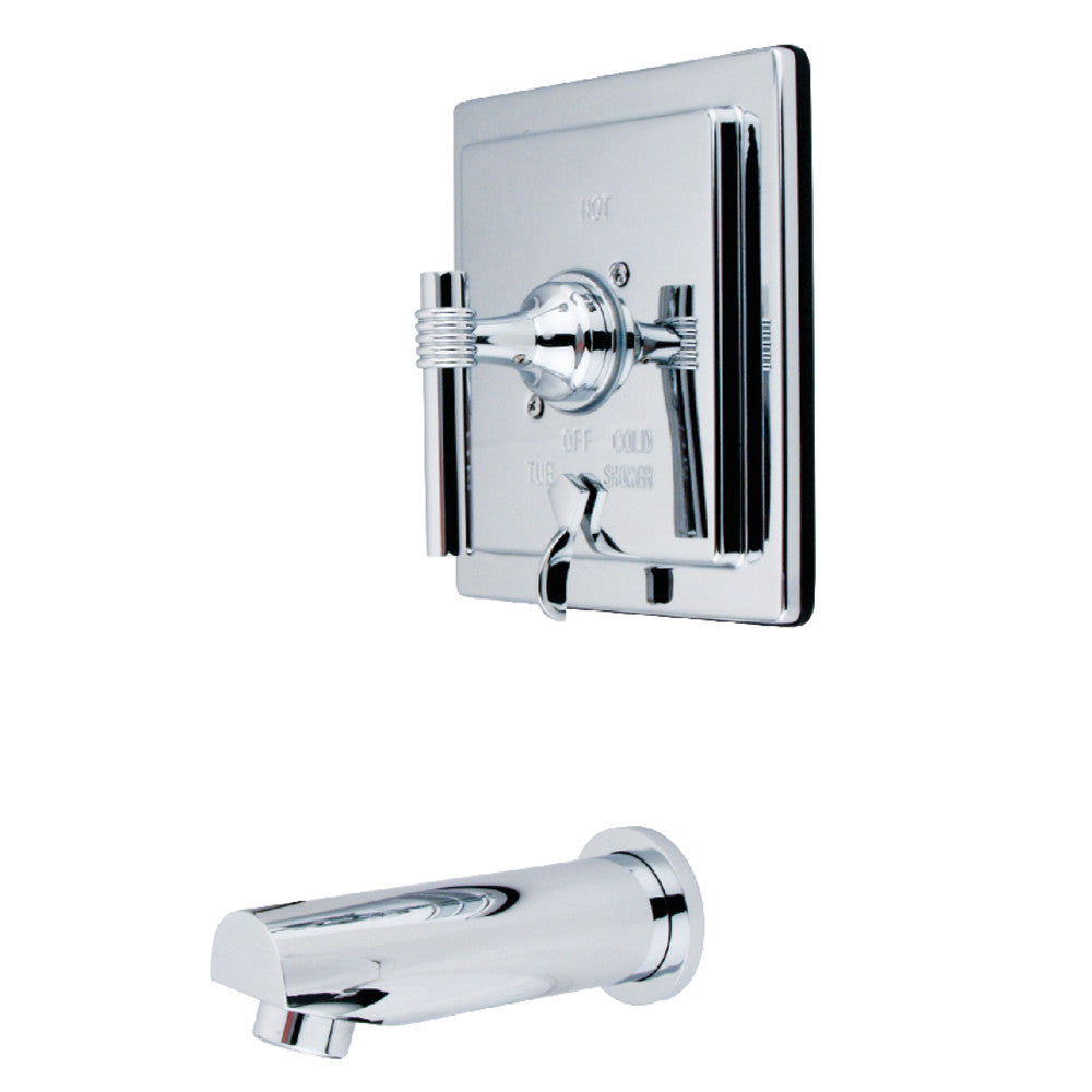 Tub Only With Pressure Balance Valve, Polished Chrome