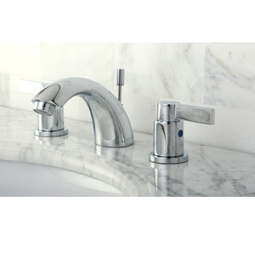 Nuvo Fusion Widespread Bathroom Faucet Free Pop Up Drain Assembly