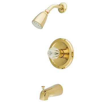 Tub and Shower Faucet With Solid Brass Construction