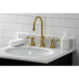 Tudor Widespread Bathroom Faucet W/ Brass Pop Up